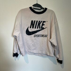 #21 NIKE CROPPED CREWNECK PULLOVER SWEATER